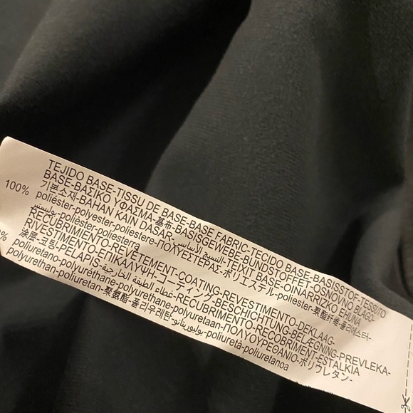 Zara Short Sleeve Faux Leather Shirt - Size Large - Picture 9 of 10